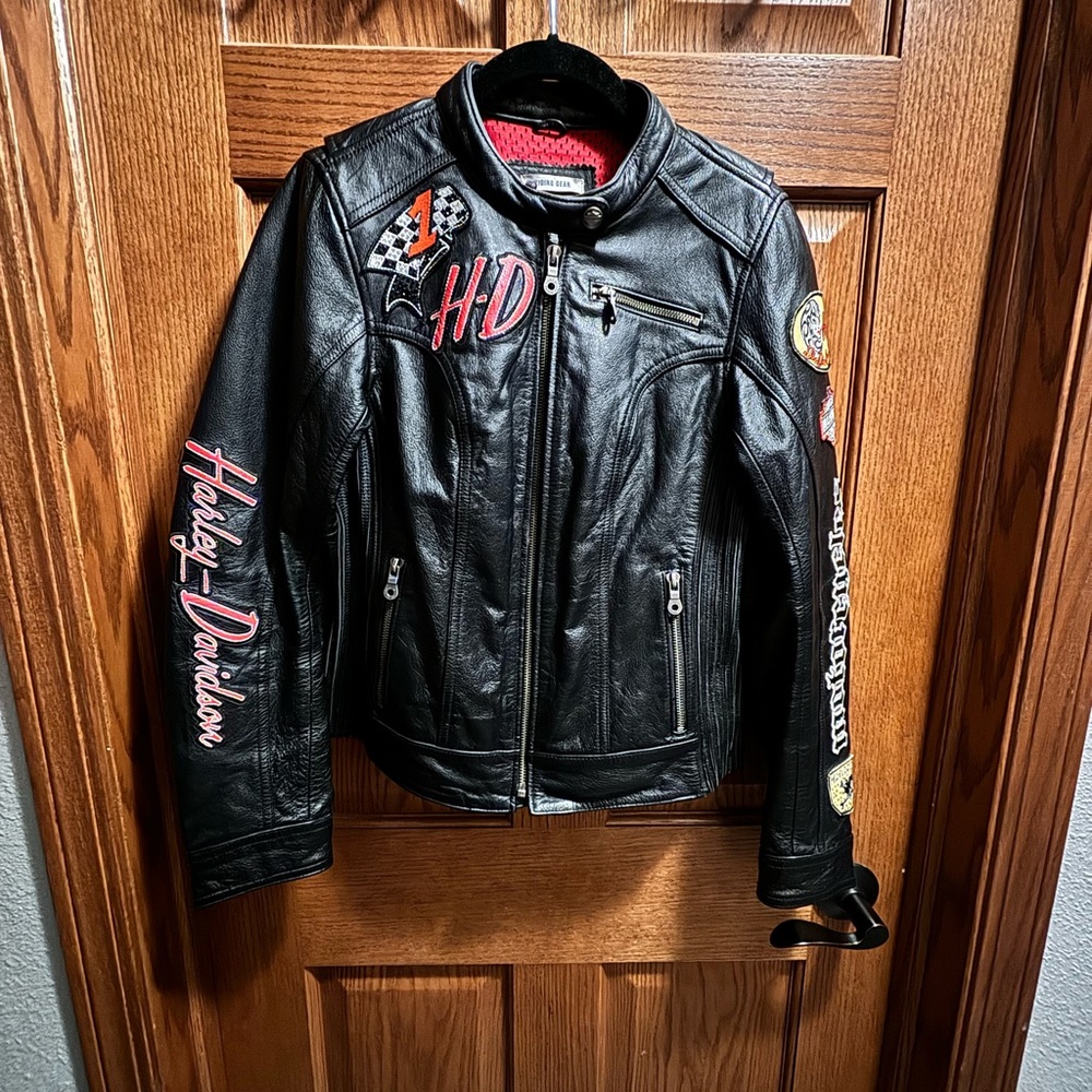 Women’s xs Harley Davidson limited edition riding jacket.